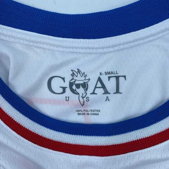GOAT USA White Blue Legends Collection Jersey | Tank, Polyester, XS - Picture 4 of 7